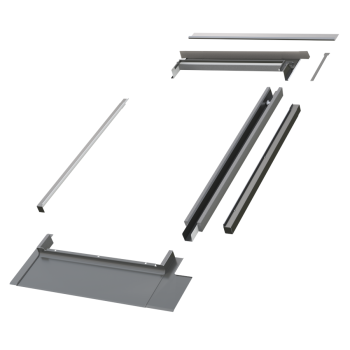 Kołnierz uszczelniający do zespoleń KZV-2-FT Thermo pojedynczego okna 66x118cm firmy Fakro kolor szarobrązowy
